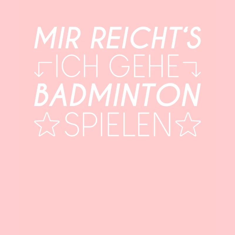 Badminton Spruch