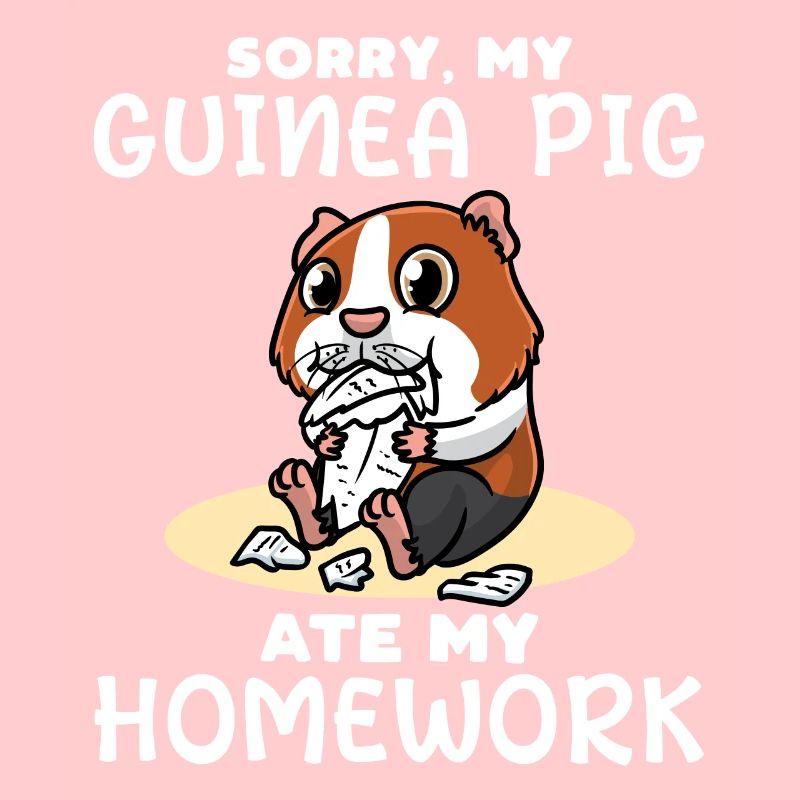 Le cochon d’Inde a mangé mes devoirs