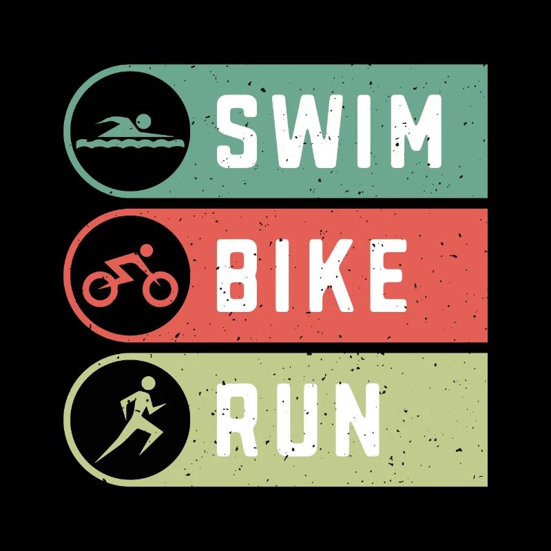 Triathlon Natation Cyclisme Course à pied