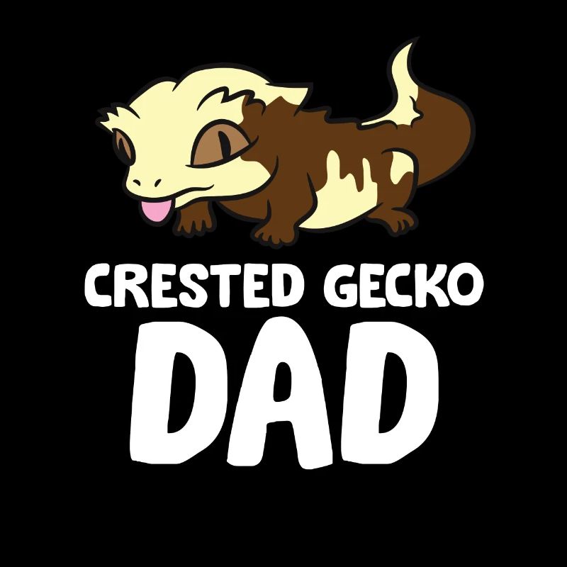 Crested Gecko Dad Lizard Reptile Father Crested