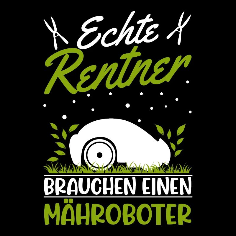 Echte Rentner brauchen einen Mähroboter Mähroboter
