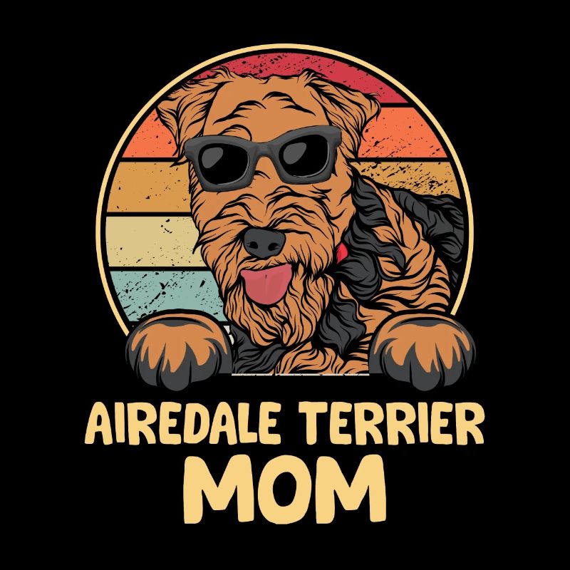 Airedale Terrier Mom Geschenk Hunde