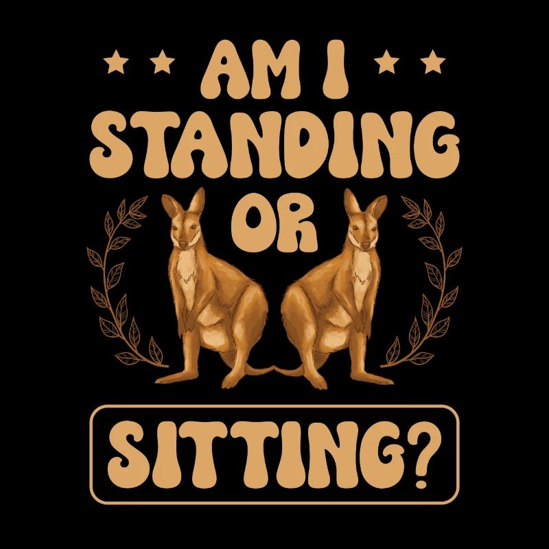 Stand I Or Sit I Wildlife Kangaroo