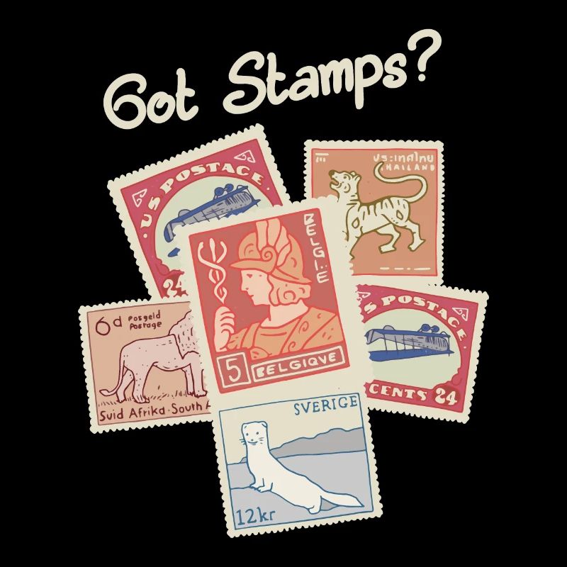 stamps received, which: