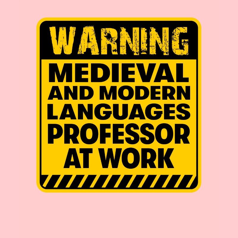 Medieval Language Professor at work