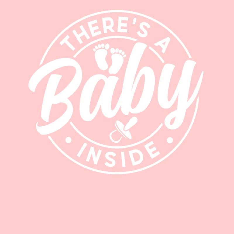 Il y a un bébé dedans mignon bébé à l’intérieur enceinte