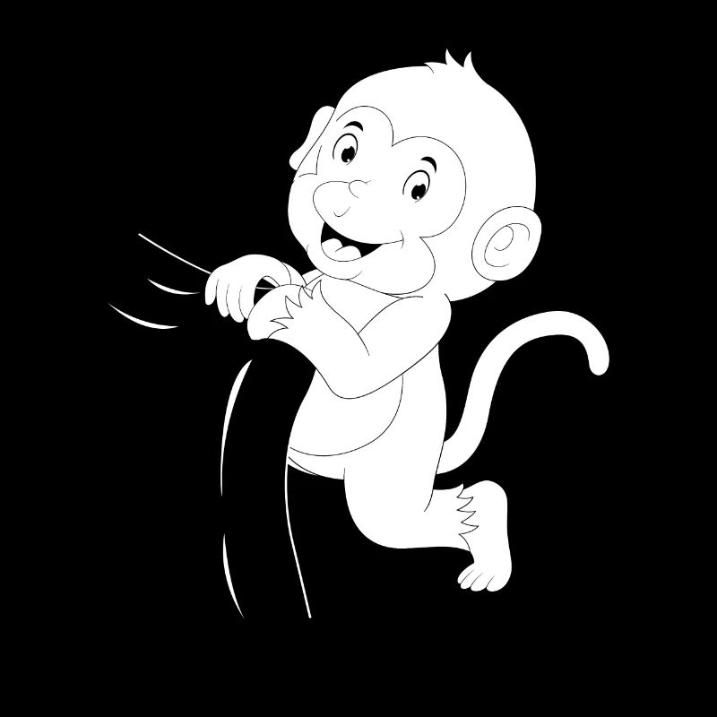 Singe bébé orang-outan - bébé singe mignon
