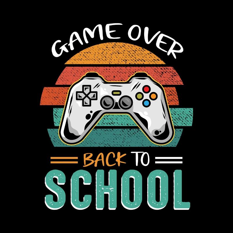 L’écolier commence le jeu du premier jour d’école