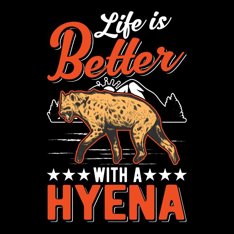 Das Leben ist besser mit einer Hyäne