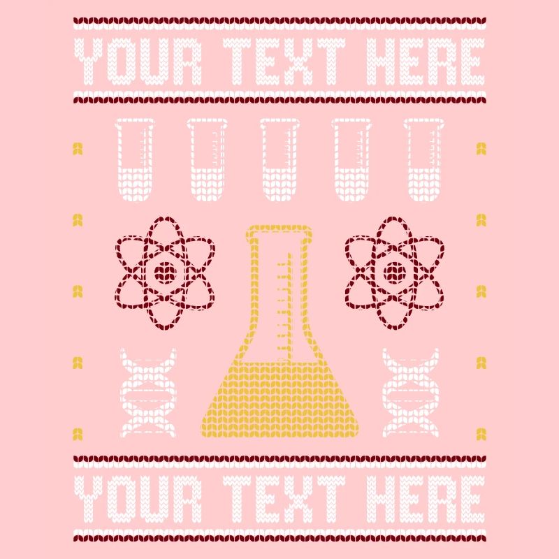 Custom Science Custom Pull de Noël moche