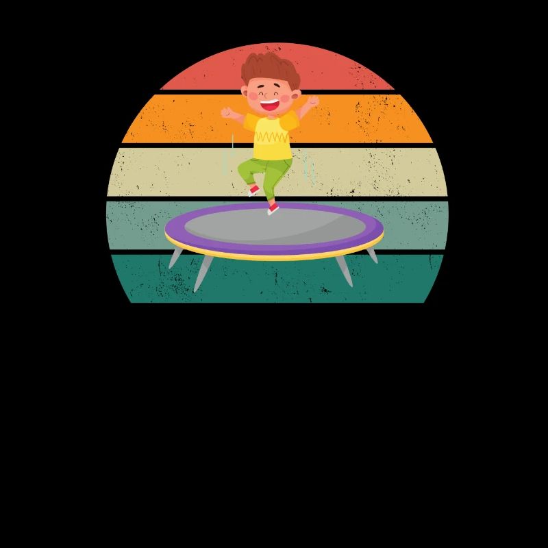 Trampolinspringer Trampolinspringerin Trampolin