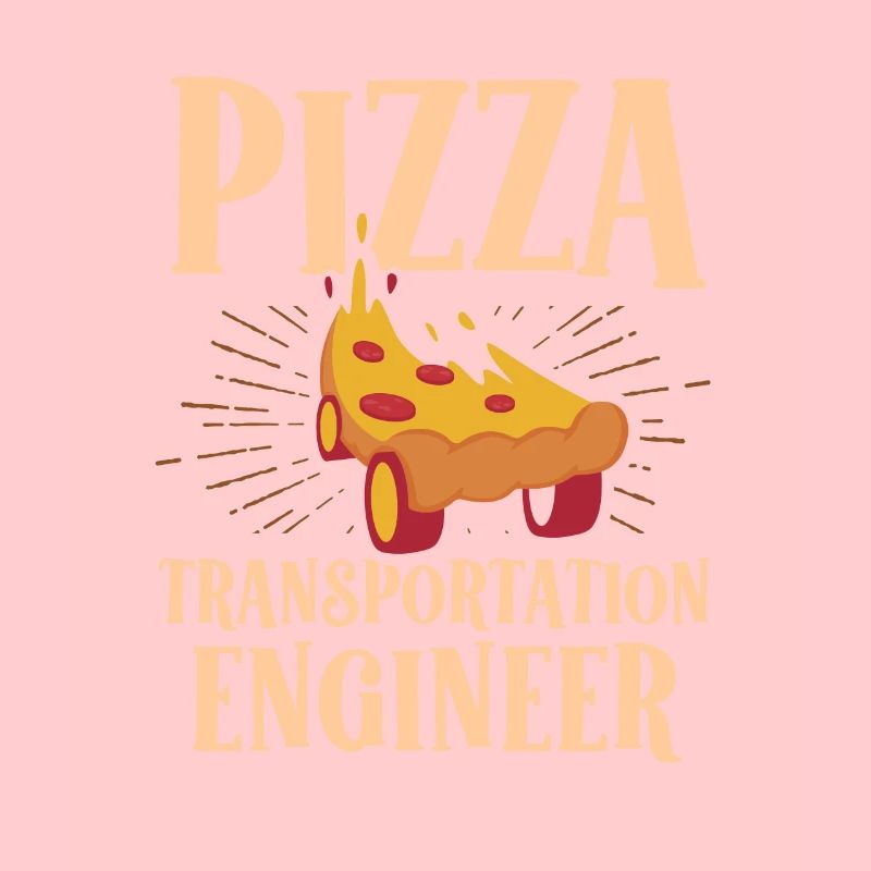 Pizza-transportingenieur Lieferfahrer