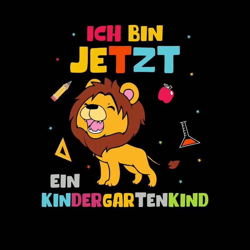 Ich bin jetzt ein Kindergartenkind Löwe