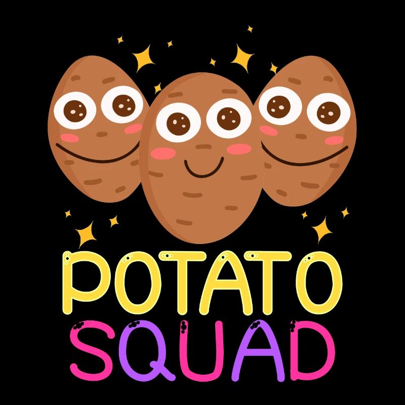 Potato Squad Cool Vegetarian Potatoes Team