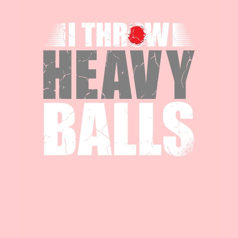 Ich Werfe Schwere Bälle Leichtathletik Diskutiere