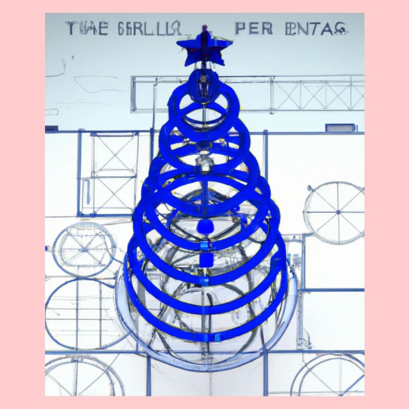 Plan schématique de l’arbre de Noël de Noël
