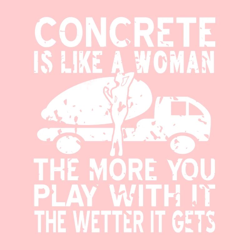 Concrete construction design for construction workers and construction site