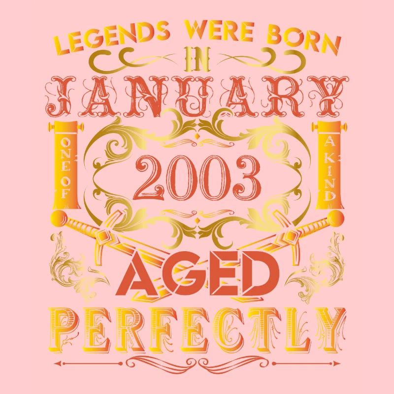 Januar 2003 - Geburtstag 2003 wurden Legenden geboren.