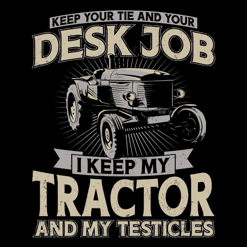 Farming Farmer Vintage Tractor