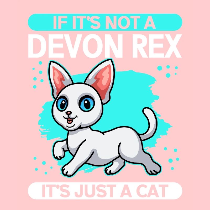 Devon Rex Cat Propriétaire Cat Cadeau Cat