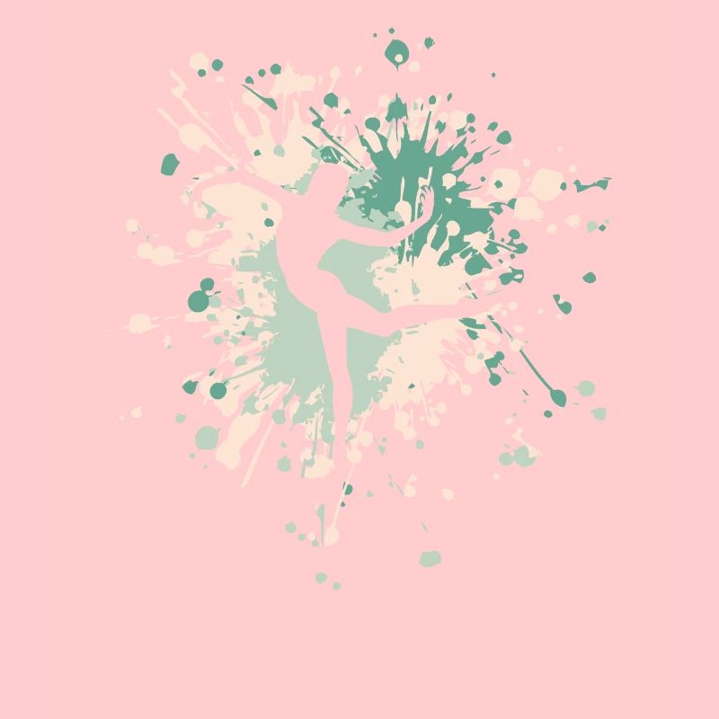 Grande éclaboussure de couleur de danse