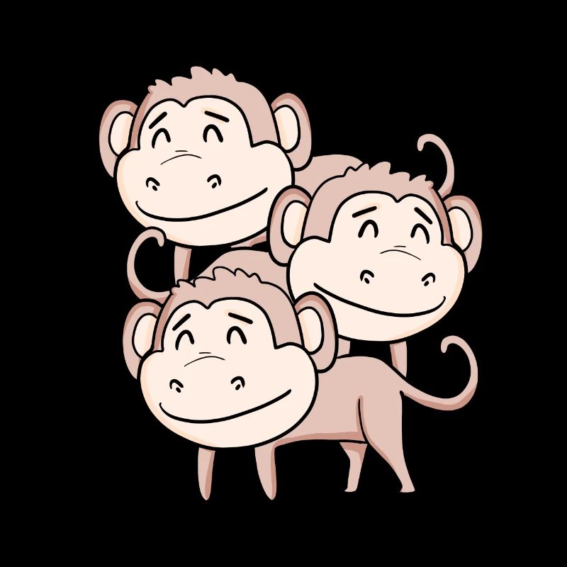 Singes mignons - Singe