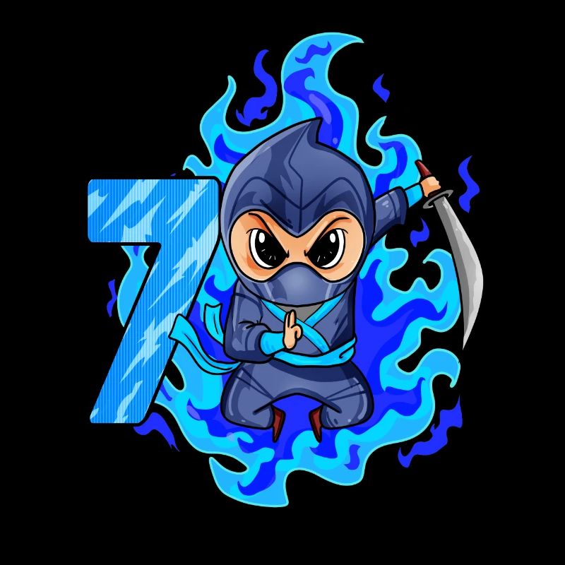 7ème anniversaire garçon 7 ans ninja