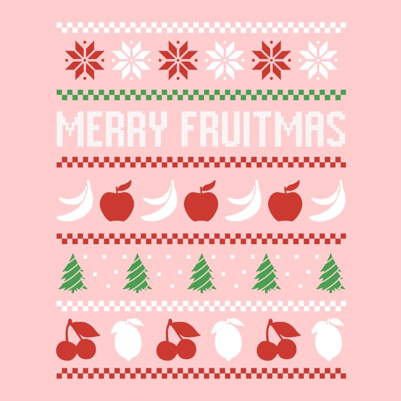 Fruit Banane Apple Bird Pull de Noël moche