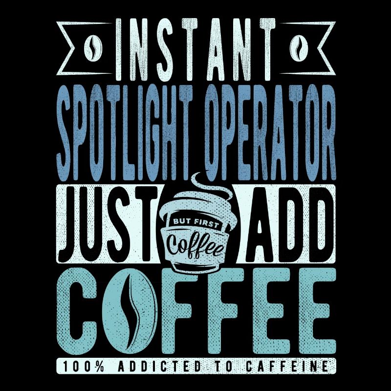 Spotlight -operator Kaffee Spruch