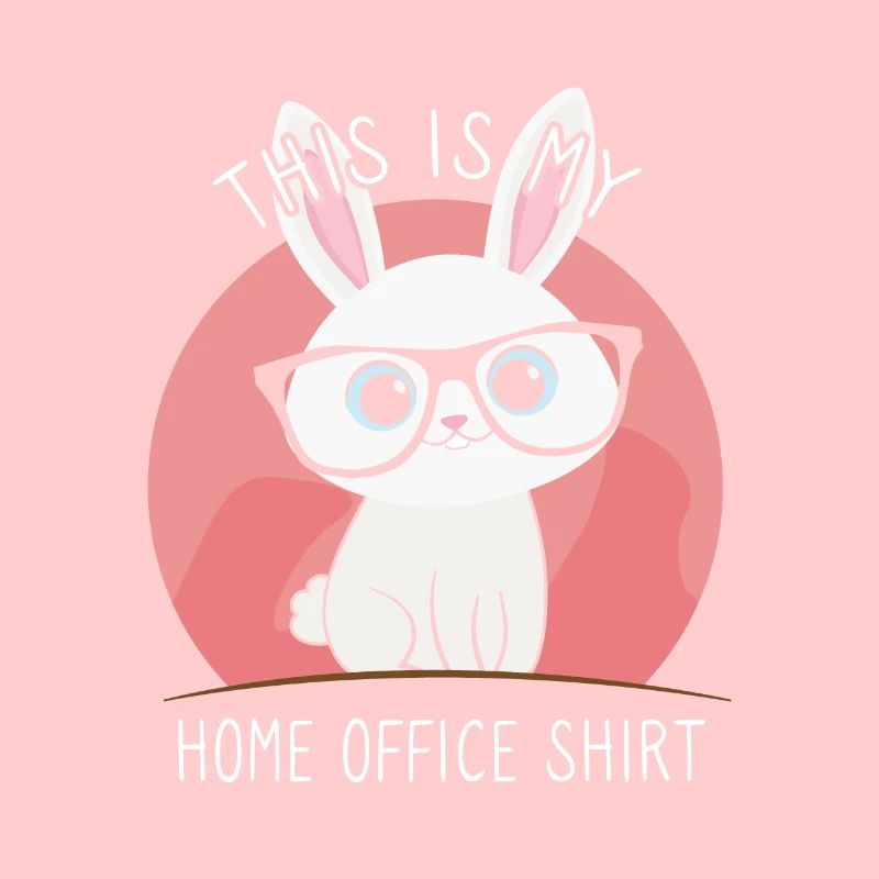 This is my home office rabbit