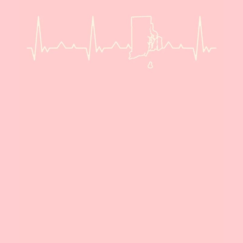 Rhode Island State USA. Corazón. Amor. Ekg.