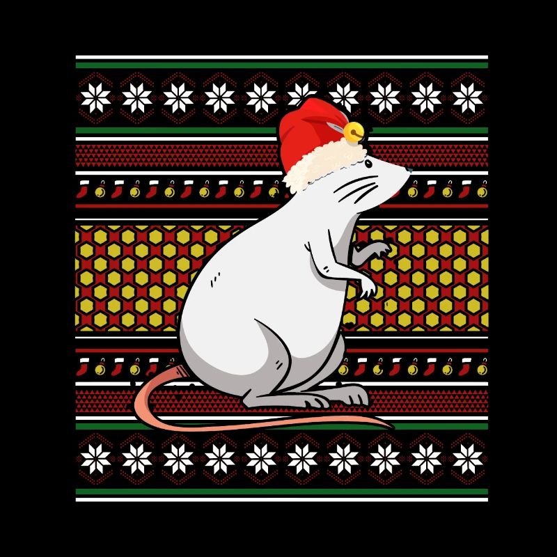 Pull de Noël moche Souris de Noël