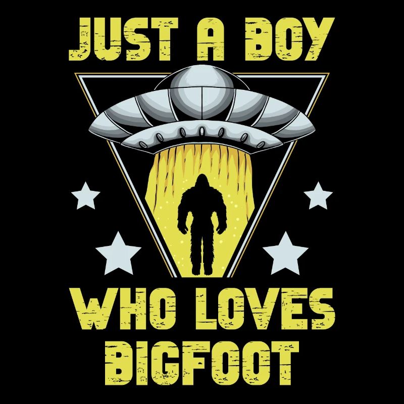 Nur Ein Junge, Der Big Foot Für Einen