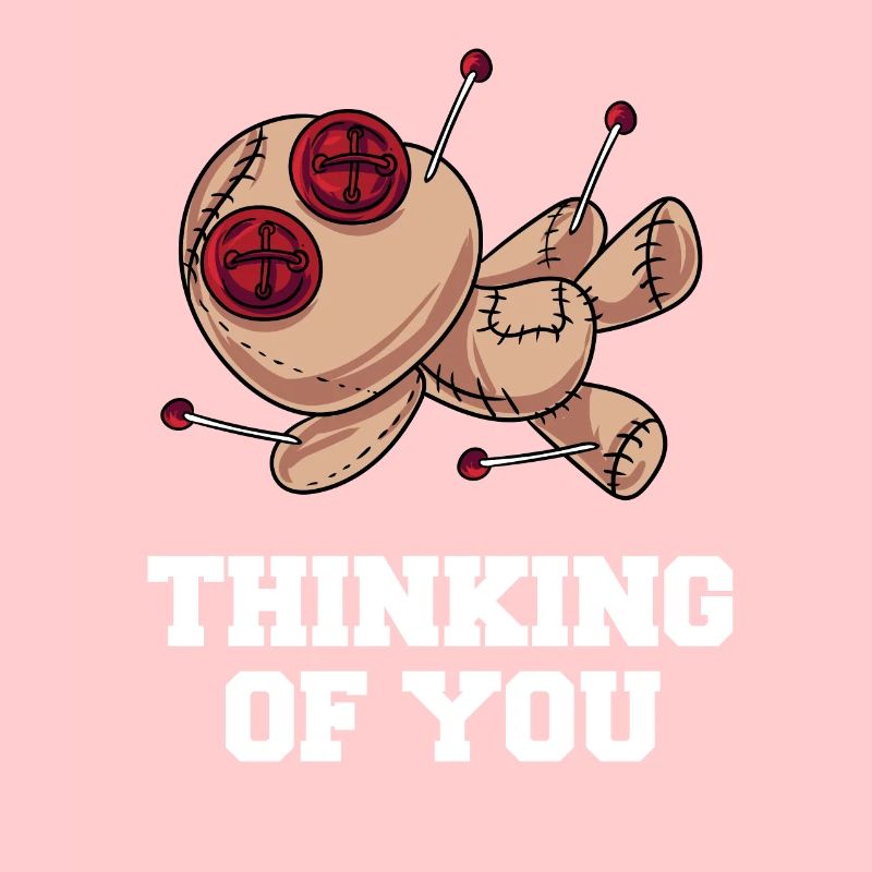 Denken Sie an Voodoo Doll Design