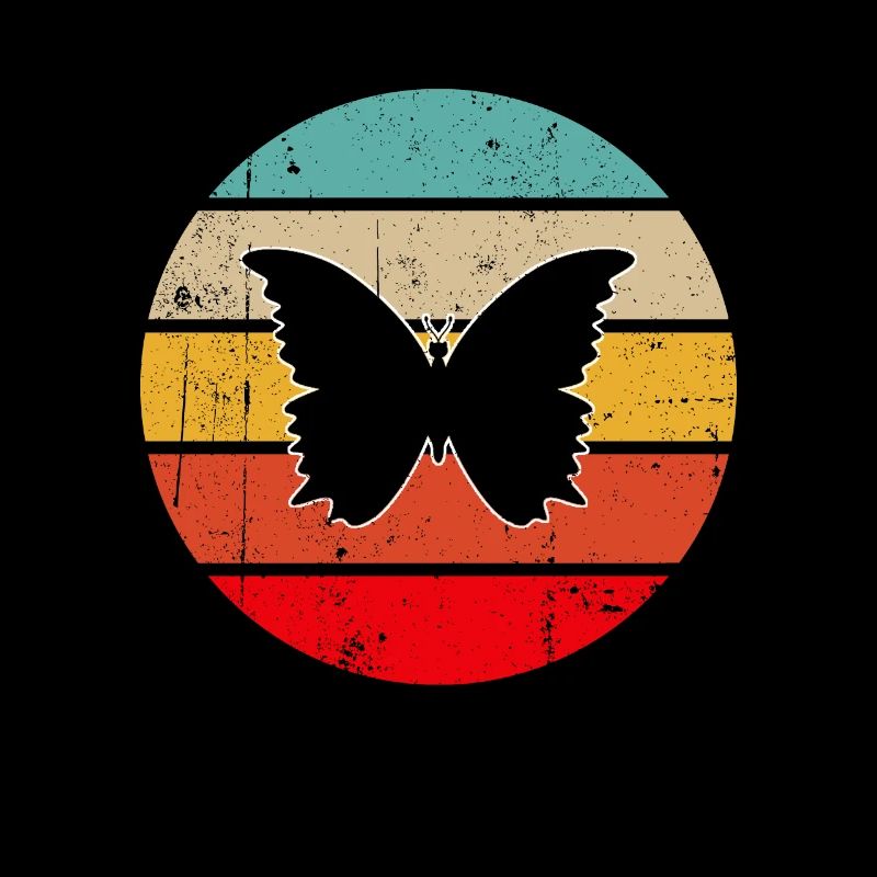 Schmetterling Retro