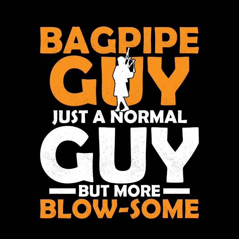 Le gars de la cornemuse juste un gars normal mais plus de souffle B