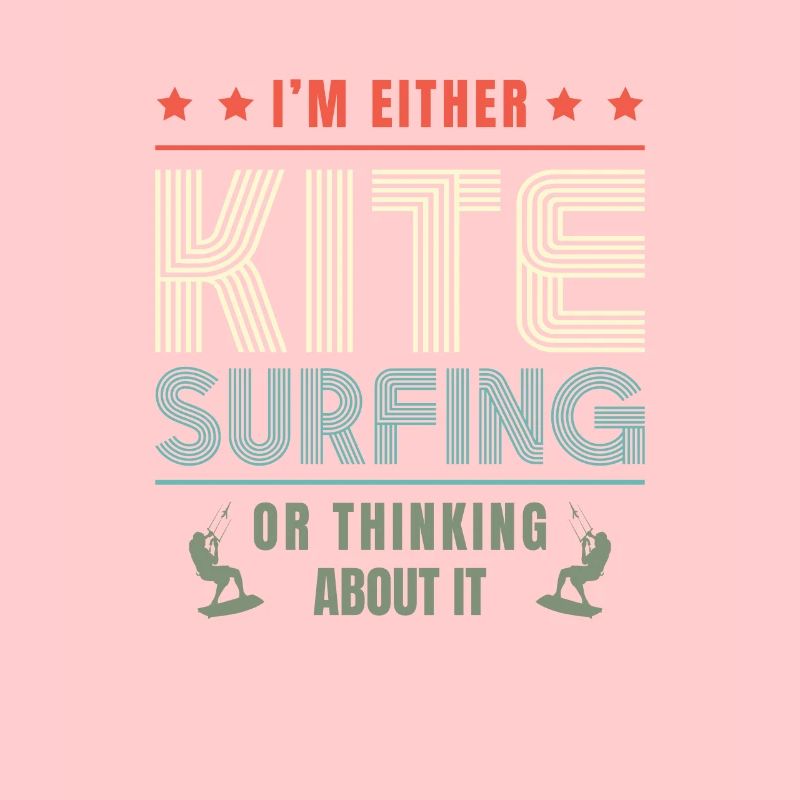 Ich Bin Entweder Kitesurfen Oder Denke Darüber