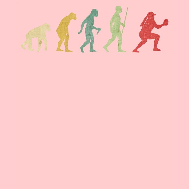 Softball Catcher Girl Evolution
