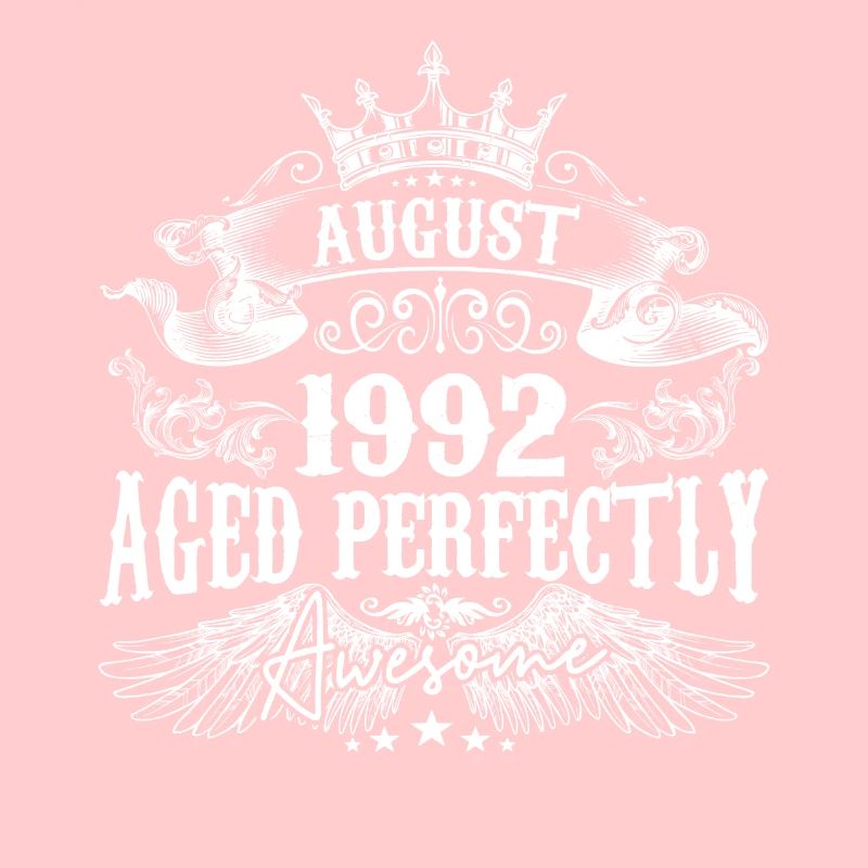 1992 | August 1992 Geburtstag Perfekt gealtert