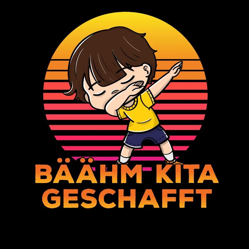 Bäähm Kita Geschafft Funny Dabbing Elementary