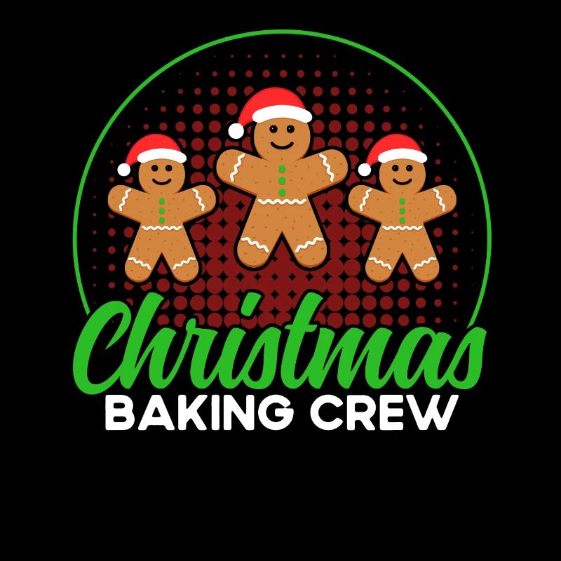 Plätzchenbacken Crew Lebkuchen backen Plätzchen ba