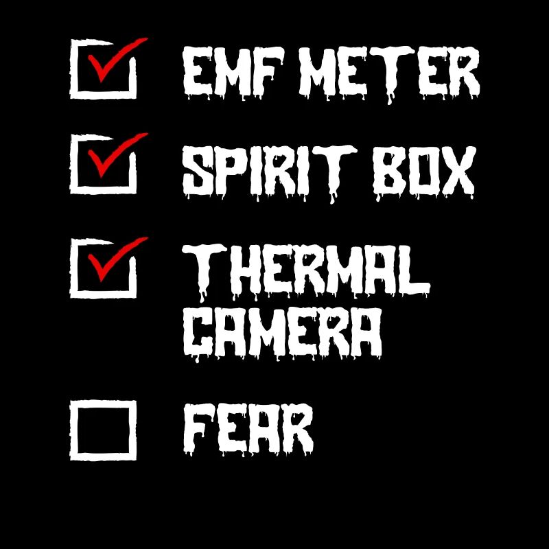 Ghost Hunter, compteur EMF, caméra thermique