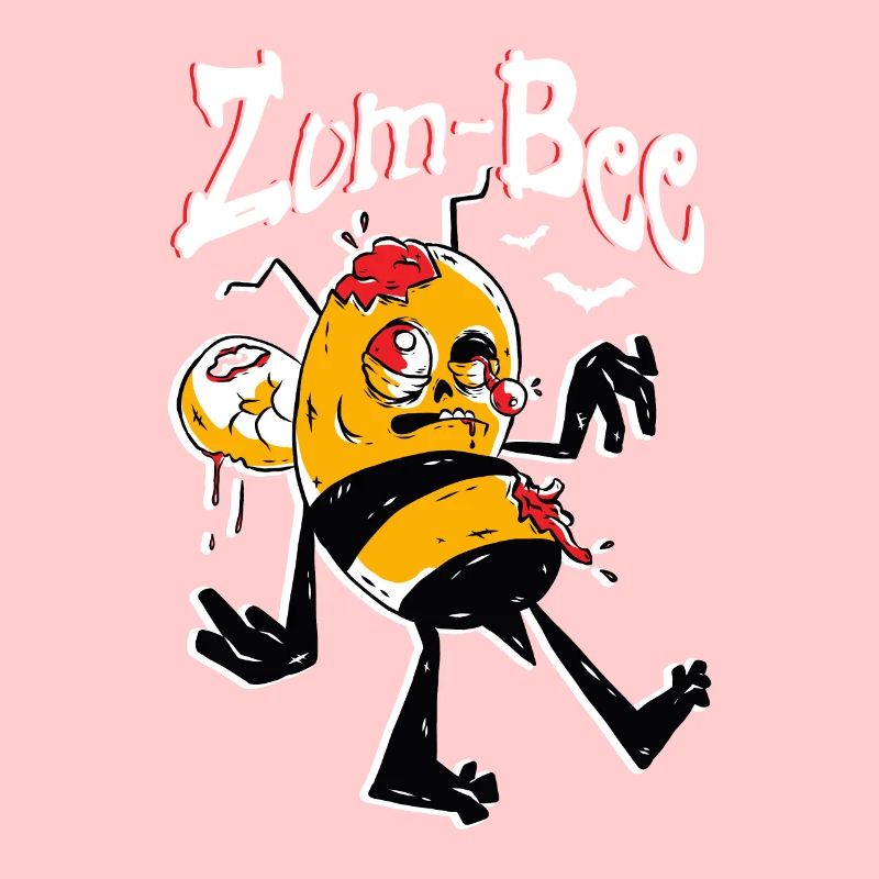 Zom-biene Honigbiene Süßes Oder Saures Biene