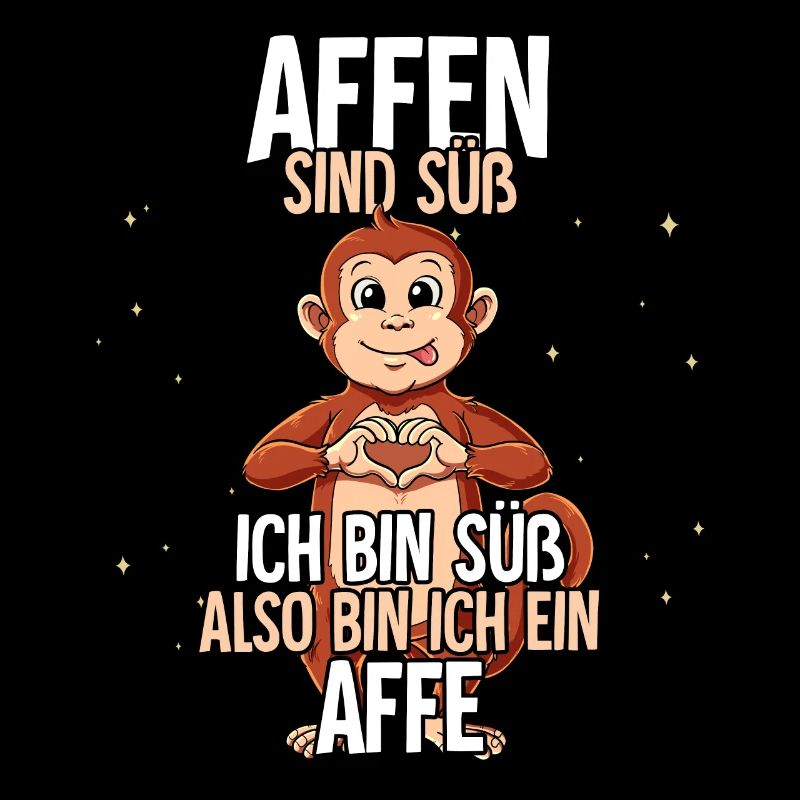 Affen Sind Süß Affe