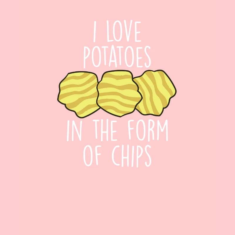 J’aime les pommes de terre sous forme de chips Chips Chips