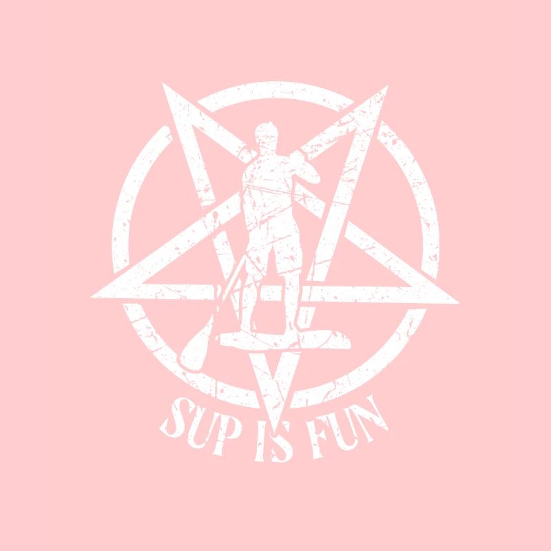 Satanic Occult Satan Pagan Baphomet SUP is fun