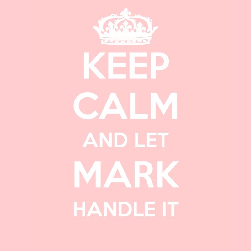Keep Calm Handle It - First Name Name Funny Mark