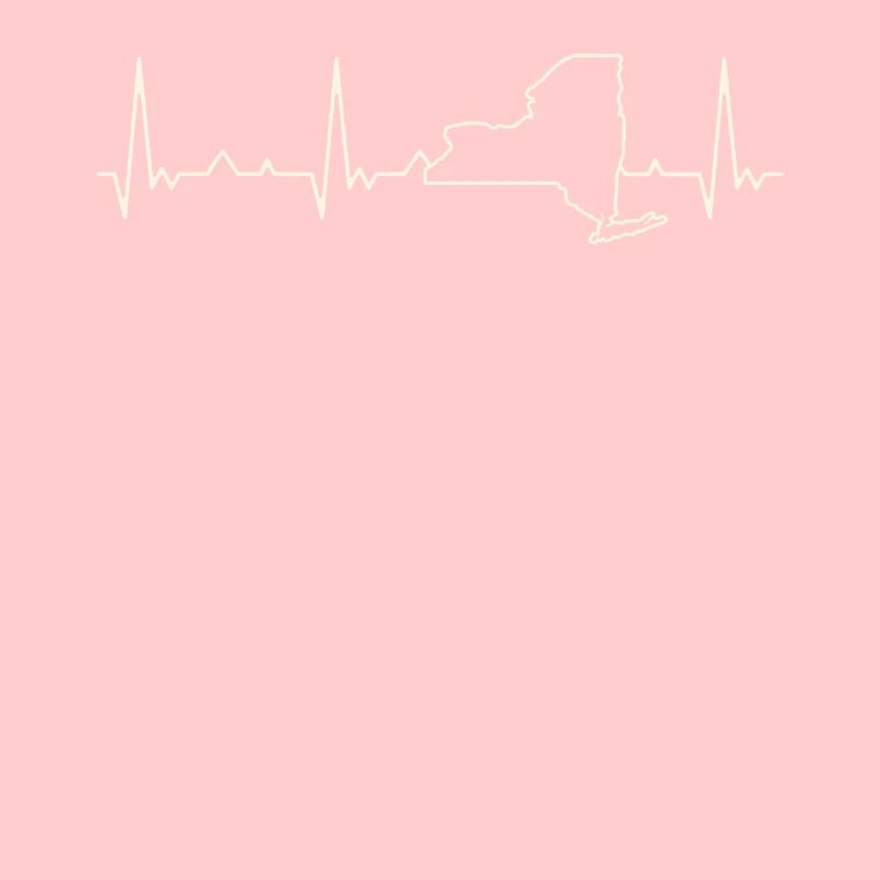 Estado de Nueva York EE. UU. Corazón. Amor. Ekg.