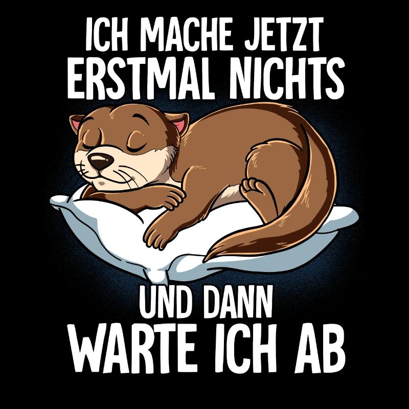 Langschläfer Otter Müde Schlaf