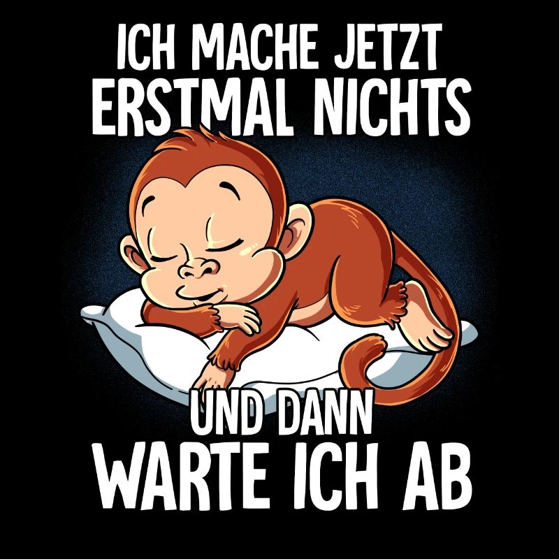 Langschläfer Affe Müde Schlaf